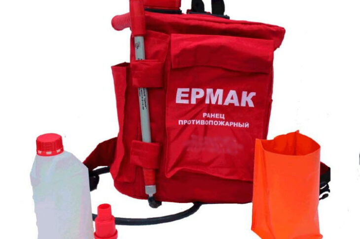 Ранцевый огнетуш. «РП-18-Ермак» с гидр.пульт-метал.